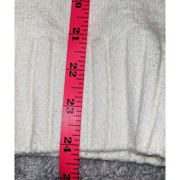 Sanctuary Button Shoulder Sweater Pullover Knit Top Cream White XS NWT $99 - Picture 10 of 11
